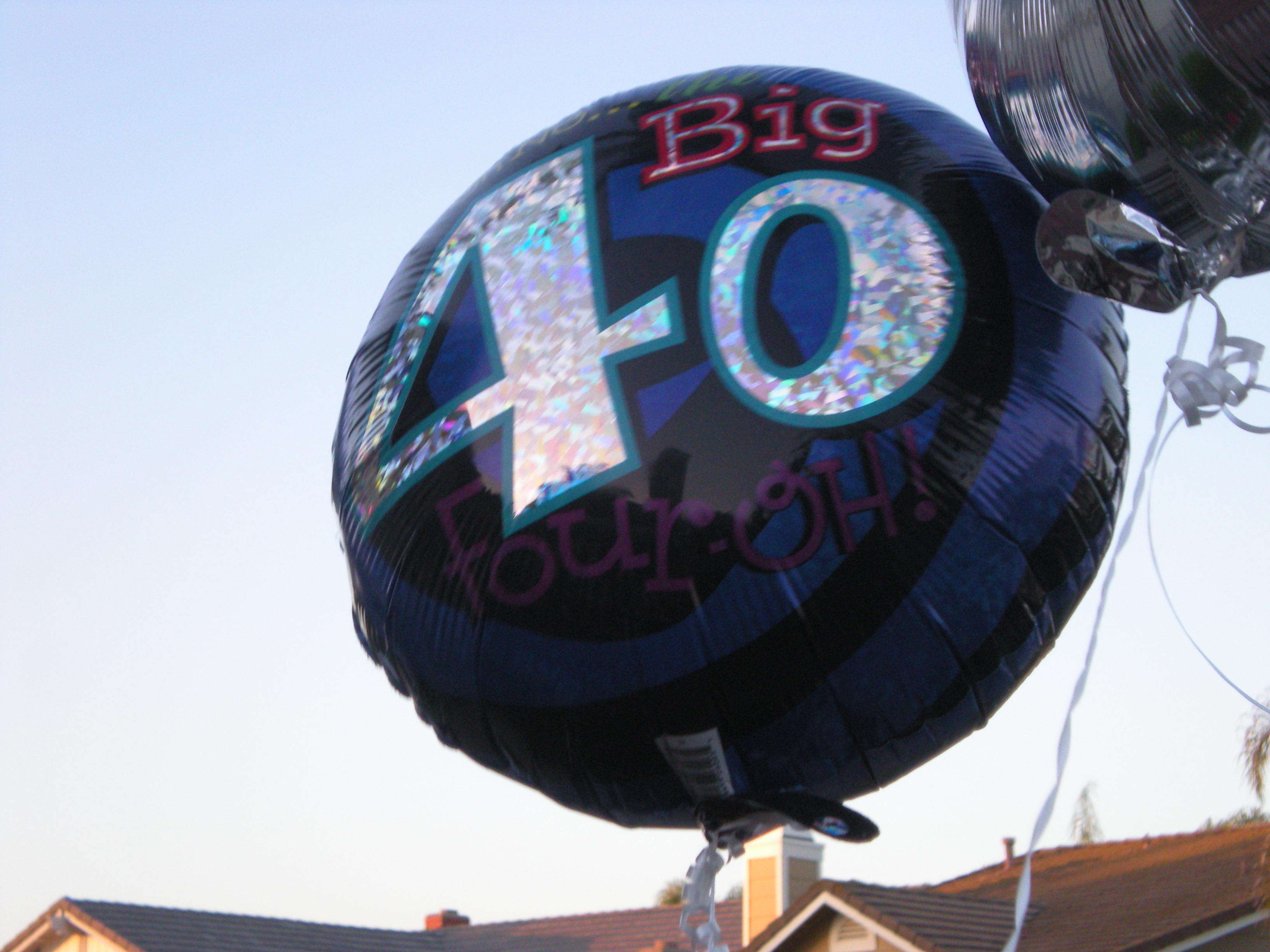 Alan's 40th balloon
